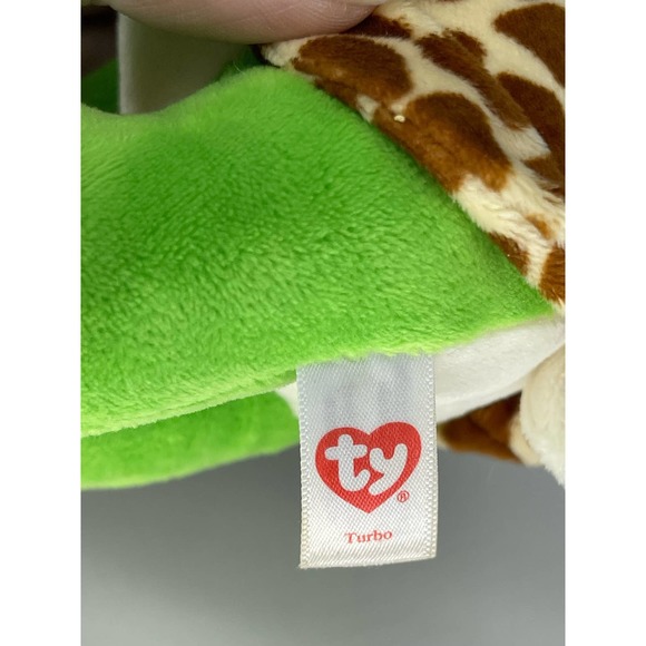 TY Toys Ty Beanie Boo Turbo - Spotted Turtle - 6" inches - Picture 6 of 11